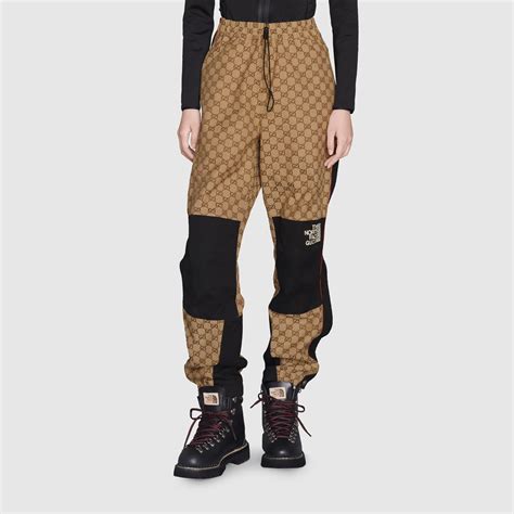 north face x gucci pants